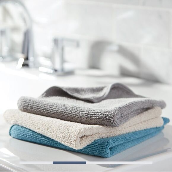 Norwex Face and Body Cloths Set of 3 Coastal NWT - Picture 2 of 11